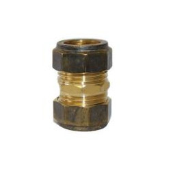 Compression Coupling Straight Red 22x15mm CxC (200)
