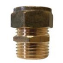 Compression Coupling Straight Red 22x15mm CxM (250)