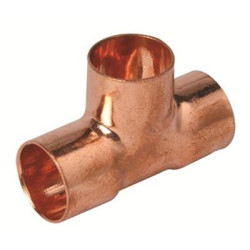 Copper CXC Equal Tee 22mm