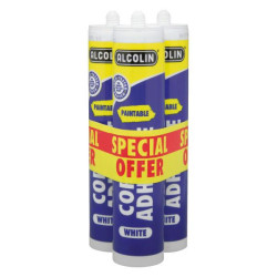 Adhesive Alcolin 3-Pack Polystyrene Cornice 280ml