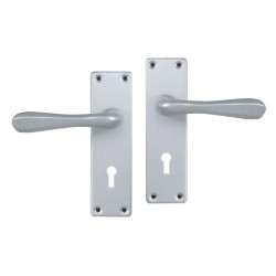 Mortice Lockset and Aluminium Handle - 2-Lever Samson lock