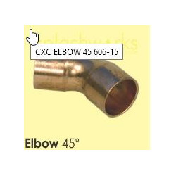 Copper CXC Elbow 45° 606-15
