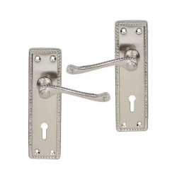 Mortice 3-Lever Lockset with Pressed Steel Handles