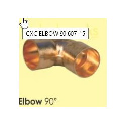 Copper CXC Elbow 90° 607-15