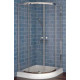 Shower Enclosure CrystalTech St. Matheus 885 mm Chrome Quadrant - CTG701