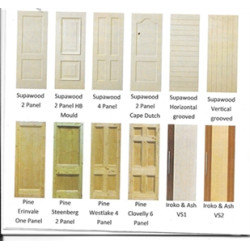 Door Internal Std Door - Supawood 2 Panel HB Mould