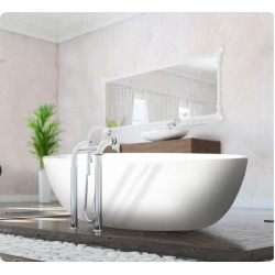 Bath Colombe Freestanding Midi Glazed white / lime white / sandstone