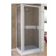 Shower Pivot Door and Panel Set CrystalTech - White