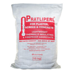 Pratliperl for plaster, Screed & concrete. - 10 kg