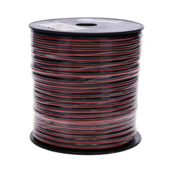 CABLE RIPCORD 0.5MM RED BLACK 100MM