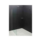 Shower Screen Crystaltech Crome Wall Mounted 900 x 2000mm
