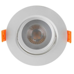 Eurolux Tiltable Integrated LED Downlight - Warm White (5W)