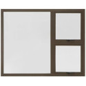 Window Aluminium 1500 x 1200 mm Prestige Top Hung 2v  - Bronze