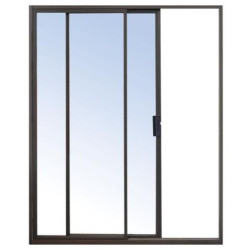 Sliding Door 2400 x 2100mm - Bronze