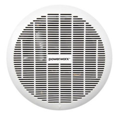 PowerWorx 10 Inch Round Ceiling Extractor Fan - White