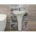 Basin Origami White Wall Mount Boxed  - 610 x 505mm