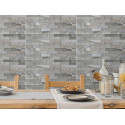 Pietra Charcoal Matt Ceramic Wall Tile - 600 x 300mm Per m2