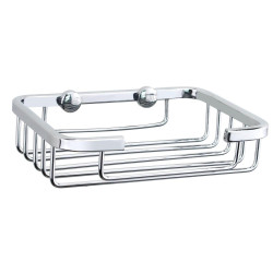Wireline 304 Stainless Steel Rectangular Soap basket / Holder
