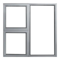 Window Aluminium 1200 x1200mm Kenzo Bronze
