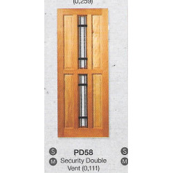 Door Security Double Vent 813 x 2032mm (Swartland) PD58