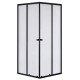 Shower Enclosure Corner Entry Shower Enclosure - Matt Black (885 x 885mm)