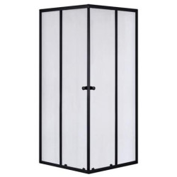 Shower Enclosure Corner Entry Shower Enclosure - Matt Black (885 x 885mm)