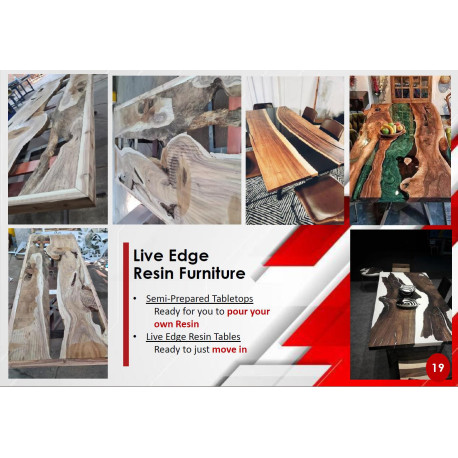 Live Edge Resin Furniture StyleX