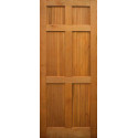 Door Hardwood Kayo 6 Panel 813 x 2023mm KYD6F