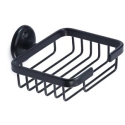 Soap Holder L:120mm W:90mm D:30mm Wall Mounted Black