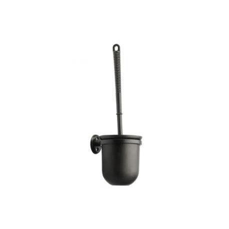 Toilet Brush Holder Wall Mounted L:335 Diameter 120mm Black