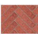 Paver Burgundy Piazza L:220 W:52 x Tickness 50mm 82 /m2