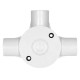 PVC Round Box 3 Way 20mm