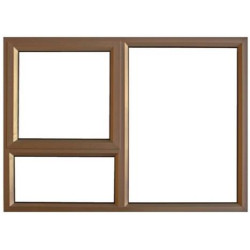 Window Aluminium 1200W x 900mm Kenzo 28mm LH Fix RH - Bronze