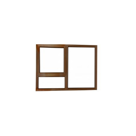 Window Aluminium 1200 x 900 mm Top Hung 1200x 900 1 Vent Bronze