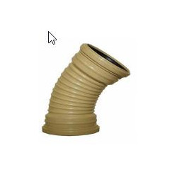 PVC Bend UG 110x45deg PLN PLUMBEASY