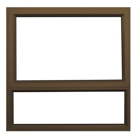 Window Aluminium 900 x 900mm Top Hung Kenzo 28mm Charcoal PT99