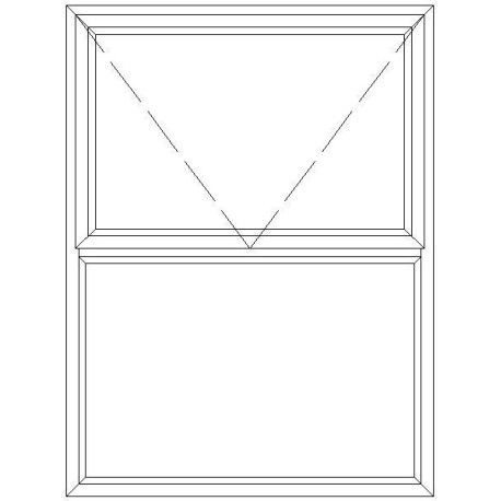 Window Aluminium 900W x 1200H mm Kenzo PT912