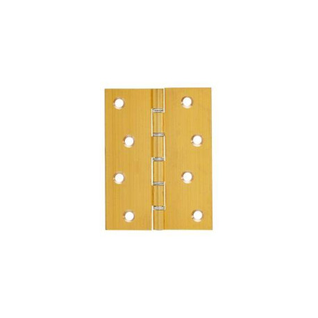 Hinge Butt Solid Brass 100X75mm Steel Pin & Washer MACKIE