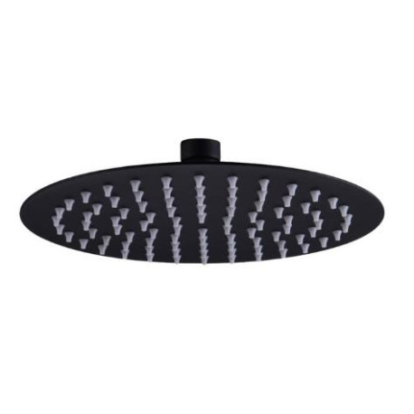 Shower head Lusso PPC390-8SSBL Roya Round Shower Rose - Black