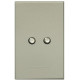 Veti 3 Series 2 x Satellite Sockets - Titanium (100 x 50mm)