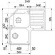 Sink Studio Corner Franke 310327 STX 621 n RHD 830X830