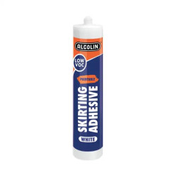 Adhesive Silicone skirting white 280ml