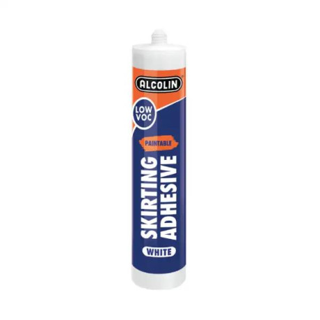 Adhesive Silicone skirting white 280ml