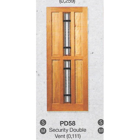 Door Security Double Vent 813 x 2032mm (Swartland) PD58