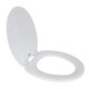 Toilet Seat HDF White Wooden