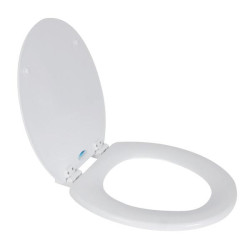 Toilet Seat HDF White Wooden
