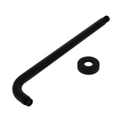 Shower Arm Miela Double Black 400mm