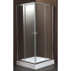 Shower Enclosure CrystalTech St. Marco 885 mm Chrome Corner Entry