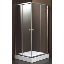 Shower Enclosure CrystalTech St. Marco 885 mm Chrome Corner Entry