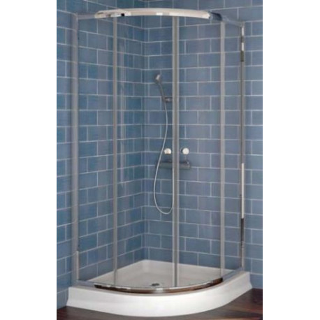 Shower Enclosure CrystalTech St. Matheus 885 mm Chrome Quadrant - CTG701